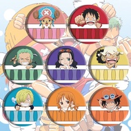 ONE PIECE LENCANA BUTANG PIN ANIME 58mm BUTTON BADGE WITH PIN BROOCH CLIPS COLLAR CLIP BROOCH LUFFY 