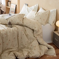 Bedding Single Piece Single Double Duvet Cover Cotton Pastoral Style Fresh Comfortable Pure Cotton P