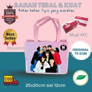 Tas BTS Pink Souvenir ulang tahun Ultah  BTS Army Goodie Bag Goody bag BT21 Murah Jungkook  KPOP  Te