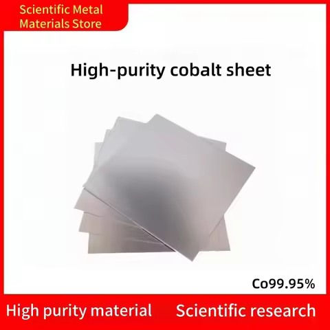 High-Purity Cobalt Sheet Plate Wire Rod Co99.99% Customizable Zero Trimming Edge Metallic Cobalt Pro