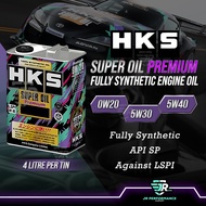 HKS Engine Oil Fully Synthetic Lubricant 5W30 10W40 0W20 Minyak Hitam HKS Super Oil Premium