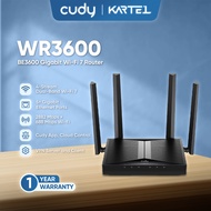 Cudy WR3600 BE3600 Dual Band WIFI7Gigabit Mesh Solution Router