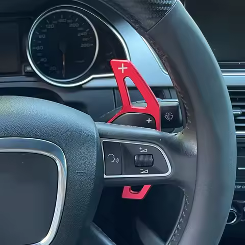 For Audi TT MK2 8J A5 S5 A4 B8 A3 S3 8P Q5 8R Q7 A6 C6 R8 Sline 2005-2011 Car Steering Wheel DSG Shi