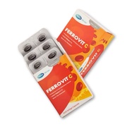 Ferrovit C pills help reduce anemia and nourish blood, box of 30 pills