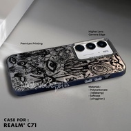 Realme C71 Case Realme Premium Matte Hard Casing - IMD Case - Hologram Case with AESTHETIC Motif