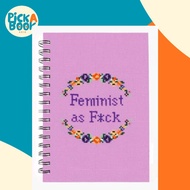 [100% Original Books] - Feminist as F*ck Notebook by Stephanie Rohr (UK edition, hardcover)