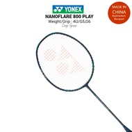 YONEX Racket NANOFLARE 800 PLAY - NF800PLAY - Deep Green (FOC Grip)