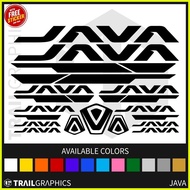 ♞,♘JAVA Sticker Decal Vinyl for Mountain Bike and Road Bike