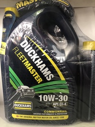 น้ำมันเครื่องดีเซล กึ่งสังเคราะห์แท้ Duckhams FleetMaster 10W-30 ดั๊กแฮมส์ ฟลีทมาสเตอร์ 10W-30 6+1L