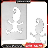 Gnome Stencil Footprints Footprint Template Window Decorations Mini Gnome Stencil Footprints Gnome D