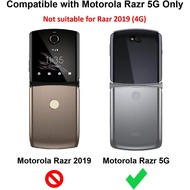 Compatible with Motorola Razr 5G (Razr 2nd Gen) 2020 Case - Black KFTW