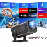 Projector HY320 Pro Full HD 1080P Smart Projector for Mobile Phone 180° Flip Android 13.0 Home Theat