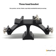 EatopYour For  Braet Three-head Finder Scope Mounting Braet For Astronomical   Braet new
