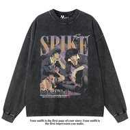 VEGA88 *cowboy bebop spike* Kaos oversize longsleeve | t-shirt oversized | kaos washed | washing | v