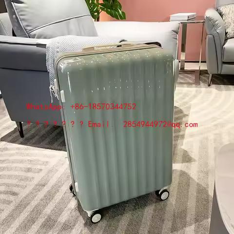 Luggage, Glossy Trolley Case, Silent Universal Wheel, Password Case.