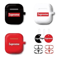 Supreme AirPods case + key ring + iron dust prevention sticker essential items