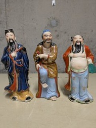 陶瓷八仙人物三個