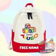 TAS SEKOLAH ANAK TAS RANSEL ANAK BIMBA AIUEO - GRATIS CETAK NAMA Fashion