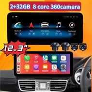 12.3 inch car android player 7862S 4+64GB/6+128GB QLED 360 AHD parking camera android auto carplay X