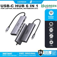 UGREEN Hub 6IN1 Type C to Dual HDMI 8K/ 30Hz 4K/ 60Hz USB 3.0 PD 100w Fast Charging 15852