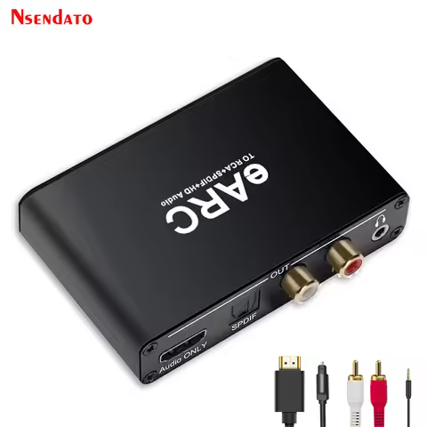 192KHz HDMI eARC ARC to RCA Audio Extractor Converter eARC HDMI extractor Only Audio For Dobly DTS A