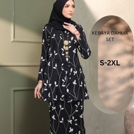 SET Beaufit KEBAYA DAHLIA Organza Wrinkle Embroidery