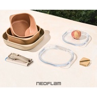 NeoFlam Fika Objet Comfort Marble Terracotta 8-Pieces Cookware Set