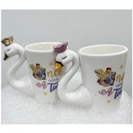 ENCHANTED KINGDOM SWAN PRINCESS HANDLE CERAMIC MUG (HLX106)