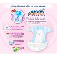 [Trợ giá] tã bỉm dán bobby s80 miếng cho bé từ 4-8kg lõi nén mỏng thần kì