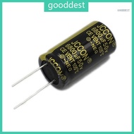 GOO 50V 6800UF Capacitor 22x40mm 0 86x1 57in  Frequency Aluminum Electrolytic Capacitors for TV LCD Monitor Game