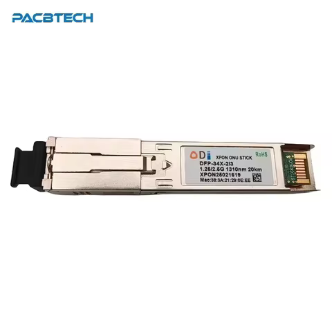 GPON EPON Stick SFP GPON ONU Stick SFP GPON ONU STICK With MAC SC 1310nm/1490nm Pon Module Ont 20KM 