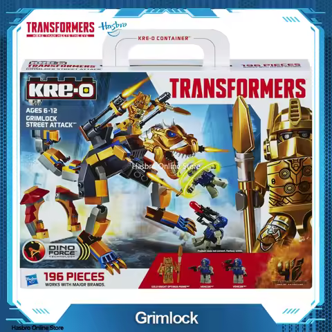 Original Hasbro KRE-O Transformers Age of Extinction Grimlock Street Attack Set A6955