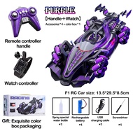 ⚡COD⚡ F1 RC Stunt Car Induction Spray Stunt Rotation Drift Lighting Special Effects Drifting Rotatin