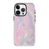 Dreamy Aurora Moon Stars Magsafe Case for iPhone 15 14 13 12 11 Pro Max Hard Acrylic Case for Girl 14 Plus Protective Wireless Charge Support Anti-Impact Cover