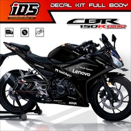 Stiker Decal CBR 150R Facelift Full Body Variasi Striping CBR 150R Facelift Desain Ducati