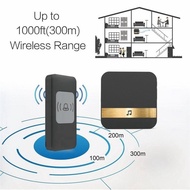 Home Bell/Door WIRELESS WATERPROOF RANGE UP TO 300 Meters 52 ORIGINAL Sounds