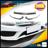 Mercedes Benz C Class W205 C200 C250 2015-2018 Front Bumper Lower Grill Garnish Lining Trim Molding 