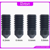For Bambu Lab H2D Hardened Steel Nozzle 0.2 0.4 0.6 0.8mm High Temp Wear Resistant 3D Printer Extrud