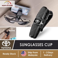 TOYOTA Car Sun Visor Glasses Sunglasses Clip Holder Accessories Aksesori Kereta VIOS YARIS HILUX COR