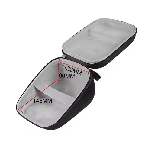 Portable Blood Pressure Monitor Bag High Capacity Waterproof Tonometer Storage Bag Hard EVA for Omro