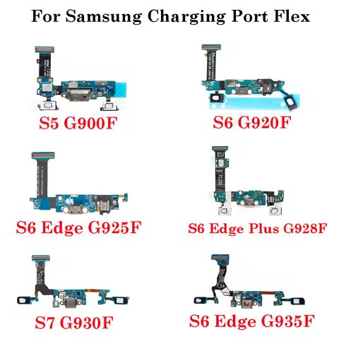 USB Charger Board Charging Port Flex For Samsung S5 S6 S7 Edge Plus G900F G920F G925F G928F G930F G9