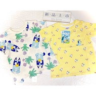 Estampo|Meiao Bluey Miaomiao Dog Bri 2-7y Girls Boys Tops Short Sleeve T-Shirt Summer Children's Clo