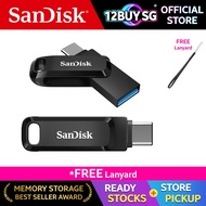 SanDisk Ultra Dual Drive Go USB 3.2 Type C 150mb/s 32GB 64GB 400mb/s 128GB 256GB DC3 12BUY.SG OS