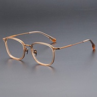 Firada 2025 thời trang sang trọng kính nữ hoài cổ titan nguyên chất Acetate sợi kính khung kính thuố