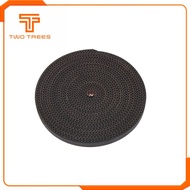 5M 2GT open timing Belt Rubber timing belt GT2 6mm 10mm Belt Black Color