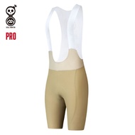 SKULL MONTON WOMENS BIB SHORTS MINIMA CORNSILK YELLOW - KHAKI