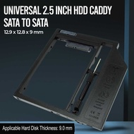 Universal 2.5 inch HDD Caddy 12.9 x 12.8 x 9mm SATA to SATA - TSR126 [ IK F Store ]