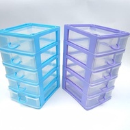 Lemari Laci Plastik 5 Susun Mini Drawer Storage Cabinet kecil