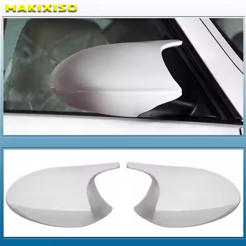 For BMW 1 Series and 3 Series E87 E81 E82 E90 E91 E92 E93 ABS Carbon Fiber Style Car Side Mirror Cov
