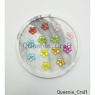 75pcs Colorful Daisy Flower Beads Small Flower Beads